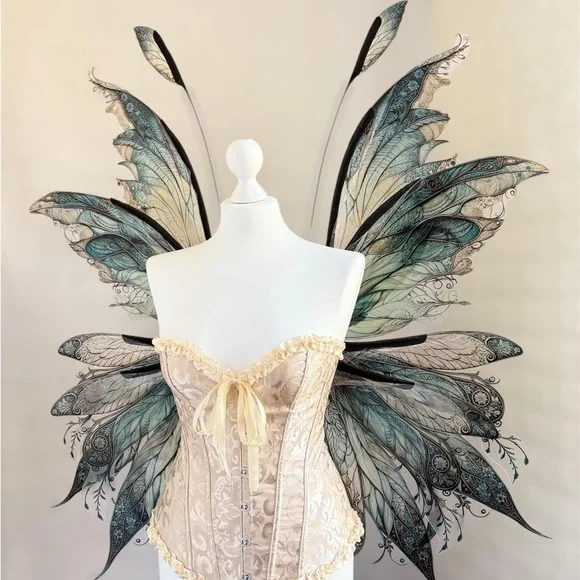 Fantasy Fairy Wings Costume - Picture 3 of 7